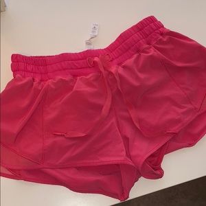 Size 8 regular lululemon hotty hot shorts